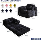 MAXYOYO Folding Sofa Bed, L-Shaped Convertible Sofa - Image 2
