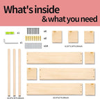 Fixwal Nursery Book Shelves, 23.6 Inch Floating Bookshelves - Image 7