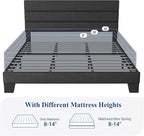 Allewie King Bed Frame Platform Bed - Image 7