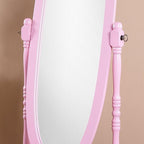 Roundhill Furniture Queen Anna Style Floor Cheval Mirror - Image 2