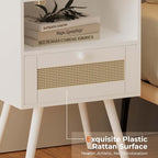 SUPERJARE Nightstands with Charging Station, Bedside Table Set of 2 with PE - Image 8