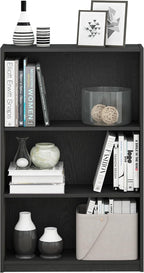 Furinno Jaya Book Shelf, 3-Tier Bookshelf, Standing Bookcase - Image 6