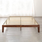 Mellow 12" Solid Wood Platform Bed Frame - Image 3
