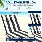 Chaise Lounge Cushion for Outdoor Furniture, Waterproof, Fade-Resistant and - Image 5