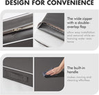 MIULEE Dark Grey Outdoor Seat Cushion 24x24 Inch Waterproof & 3 Year Fade - Image 7
