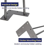 SMARTSTANDARD 8 Inch Heavy Duty Hairpin Furniture Legs, Metal Home DIY Projects - Image 4