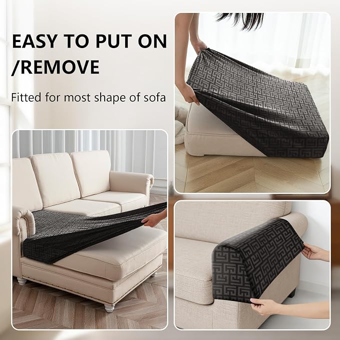 UNBBRRL Stretch Couch Armrest Covers - Image 4