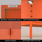 Washsemba 2 Mesh Door Metal Cabinet - Image 8