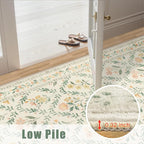 10x14 Area Rugs for Living Room: Floral Washable Rug Vintage Large Soft Boho - Image 8