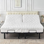 Quilted 28-30" Split Top California King Mattress Protector Pad - Image 4