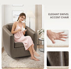 COLAMY 360° Swivel Accent Chair Set of 2 - Image 4