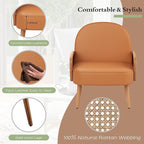 Aklaus Mid Century Modern Accent Chair Set of 2 Armchair - Image 3