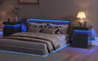 ChooChoo LED Nightstand with Charging Station, Smart Night Stand with Sliding - Image 6