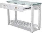 Sea Winds Trading Picket Fence Console Table Kiln-Dried Solid Mindi Wood - Image 10