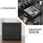 Godchoices L Shaped Home Bar Unit - Image 7
