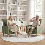 COLAMY Mid-Century Modern Upholstered Accent Chair - Image 8