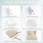 24x24 Inch Outdoor Chair Cushions Set of 4, Patio Furniture Cushions - Image 8