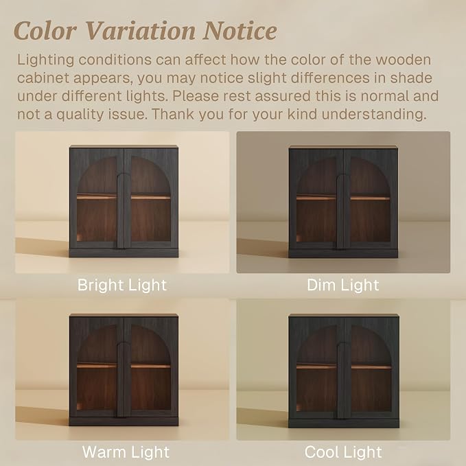 BELLEZE Set of 2 Modern Sideboard Buffet Cabinets - Image 6