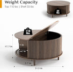 JOINICE Round Coffee Table - Image 2