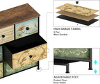 Tohomeor Dresser with Drawers for Bedroom Chest of Drawers Fabric Dresser for - Image 5