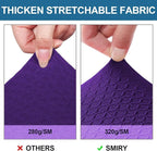 Smiry Waterproof Seat Covers for Dining Room Chairs Set of 4, Stretch Jacquard - Image 4