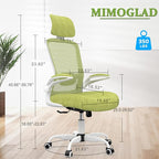 Mimoglad Office Chair, High Back Ergonomic Desk Chair - Image 2