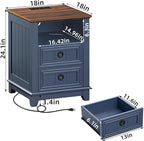 Joaxswe 18" Farmhouse Night Stand - Image 5