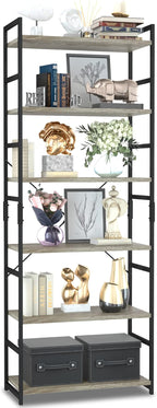 NUMENN 6 Tier Bookshelf, Tall Bookcase Shelf Storage Organizer, Modern Book by NUMENN