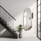 WallBeyond Irregular Wall Mirror, Asymmetrical Mirror Wall Mounted - Image 3