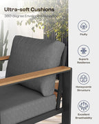 Aluminum Outdoor Patio Furniture Set - Image 5