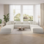 Novilla 141" Modular Sectional Sofa, Modern Cloud Sectional Couch by Novilla