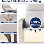 ZZW Outdoor Recliner Chair Set of 2, Wicker Patio Recliners - Image 4