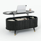42.5" Oval Lift Top Coffee Table - Image 8
