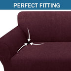 Loveseat Slipcover with 2 Pillow Cover - Image 3