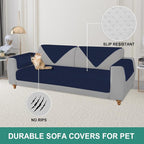 Foxdecor Couch Arm Covers Sofa Arm Cover, Arm Chair Covers Set of 2, Non-Slip - Image 5