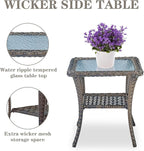Belord 7 Piece Wicker Patio Furniture Set - Image 9