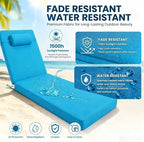 Chaise Lounge Cushion for Outdoor Furniture, Waterproof, Fade-Resistant and - Image 3
