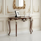 Vintage French Console Table, Wood Entryway Table - Image 7