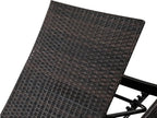 79'' Long Reclining Chaise Lounge Set, Outdoor Wicker Reclining Lounge Chair - Image 7