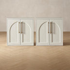 mopio Blake Storage Cabinet, Small Modular Accent Display Sideboard Buffet by MopioInc