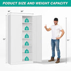 Wide & Deep Metal Storage Cabinet - Image 2