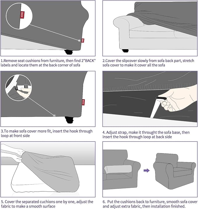 ZNSAYOTX Luxury Chair Slipcovers - Image 7