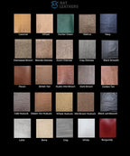 NAT Leathers Gray Vintage Distressed Soft Faux Leather Fabric Sheet PU Sold by - Image 4