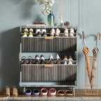 Shoe Cabinet Storage, Modern Freestanding Organizer by QIVOMIX
