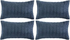 Fancy Homi 4 Packs Decorative Throw Pillow Covers by Fancy+Homi