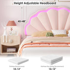 HIFIT Queen Upholstered Smart LED Bed Frame - Image 7
