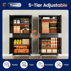 Yizosh Metal Garage Storage Cabinet - Image 5