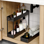 SPACEKEEPER Slim Rolling Storage Cart, 3 Tier Bathroom Storage Organizer - Image 5