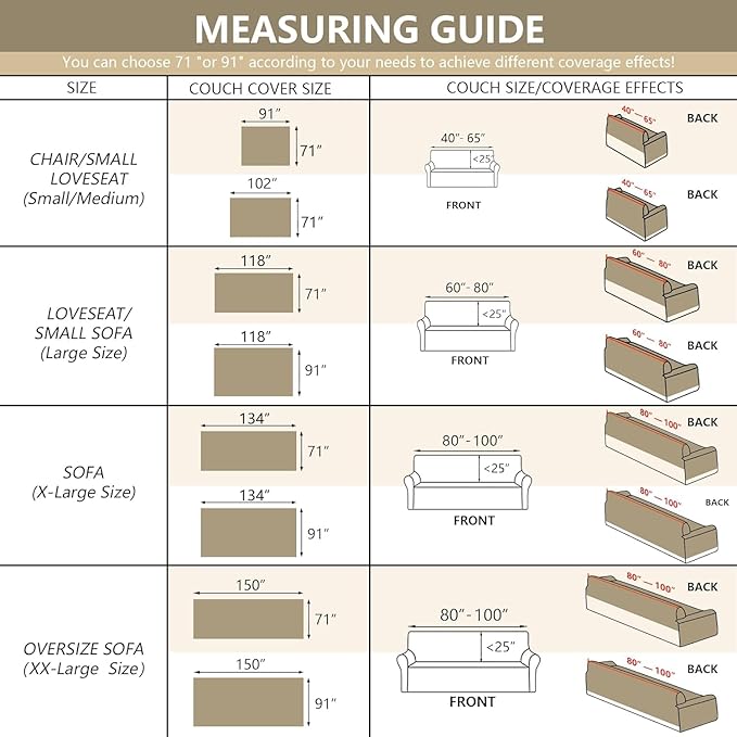 MYSKY HOME Couch Cover for Dogs, Washable Couch Covers for 3 Cushion Couch Sofa - Image 6