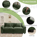 Oprisen 86" Modular Sectional Sofa, Comfy Cloud Couch Sectional Sofa, Chenille - Image 6